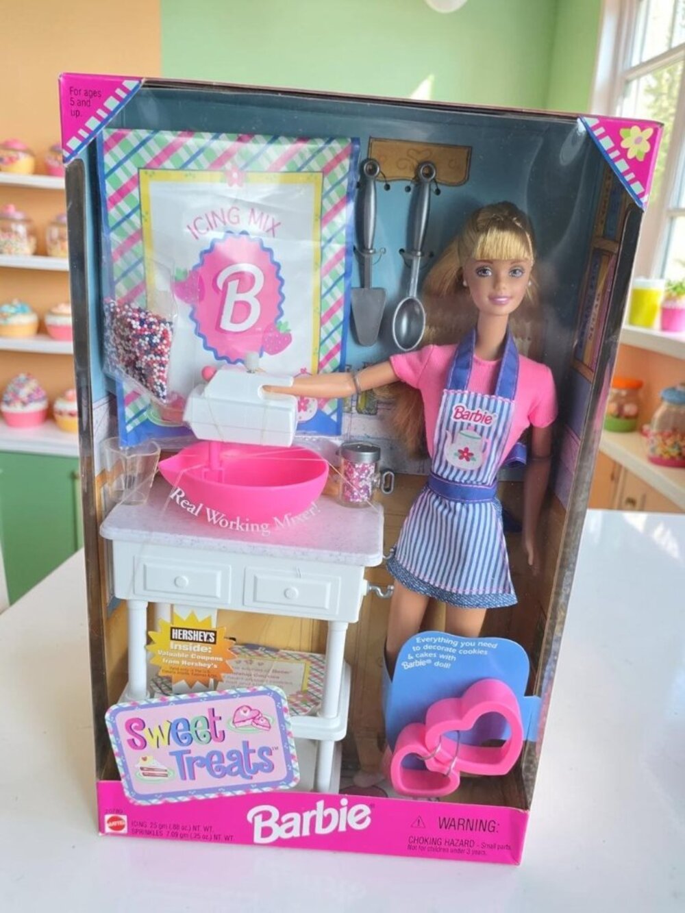 Vintage 1998 Barbie Sweet Treats Baking Doll with Accessories
